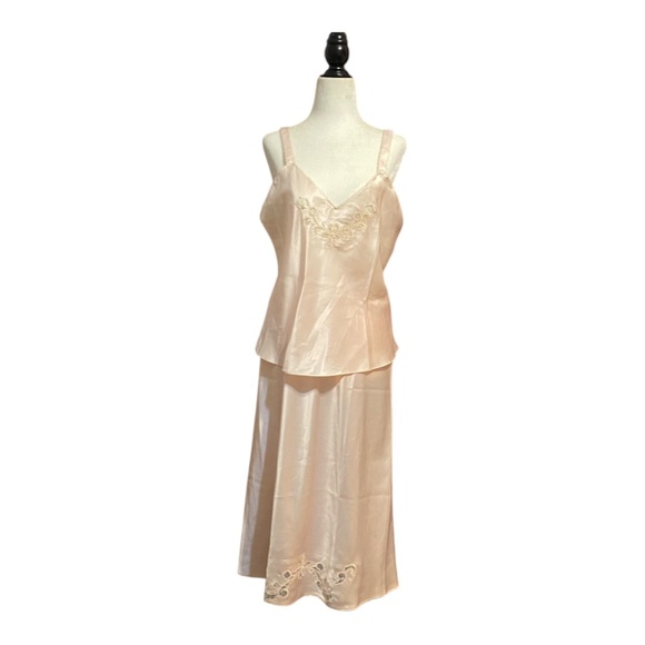 Vintage satin slip set. NEW. Sz.L - Picture 1 of 16